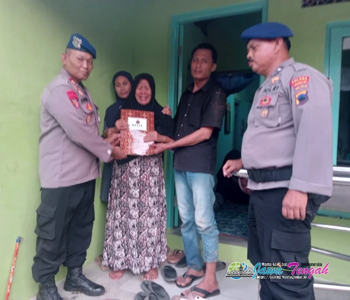 Program “BATIK” Polres Pekalongan Kota, Wujudkan Kepedulian Sosial Bagi Warga Tertimpa Musibah
