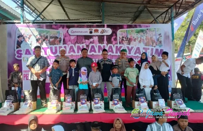 Polrestabes Semarang Gelar Baksos, Santuni 130 Anak Yatim