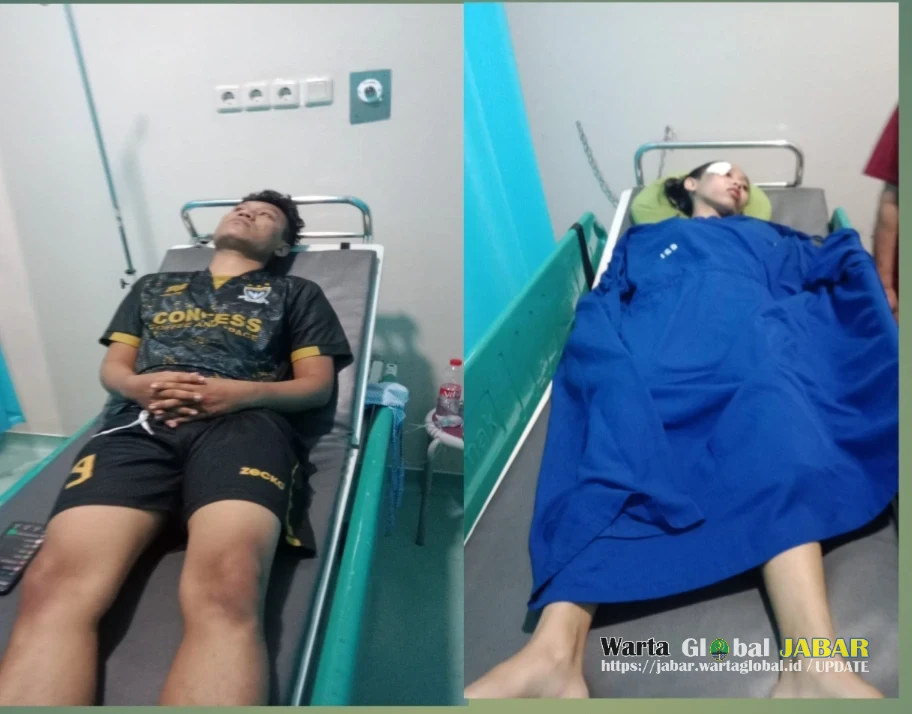 Satu Keluarga Di Purwakarta Terkapar Akibat Jalan Berlubang, Balita 2 Tahun Ikut Jadi Korban