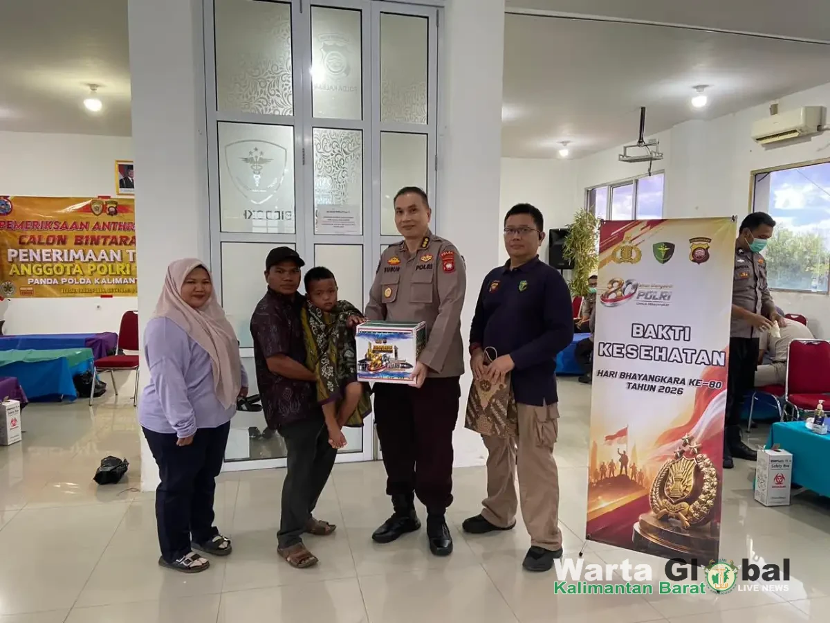 Bakti Kesehatan Hari Bhayangkara Ke-80, Polda Kalbar Layani Sunat Massal bagi Masyarakat