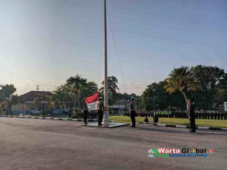 Polres Bangka Gelar Upacara Peringatan Hari Lahir Pancasila