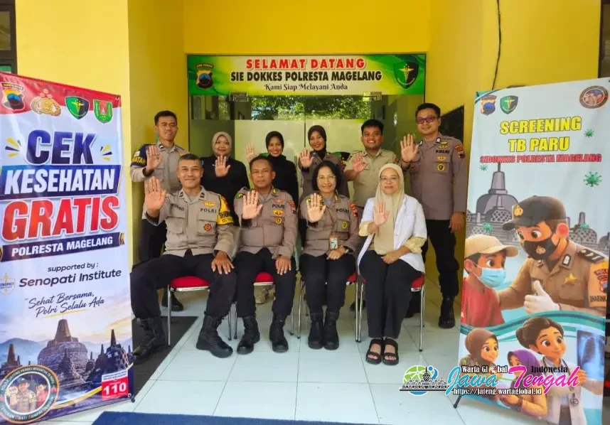 Polda Jateng Pastikan Bhabinkamtibmas Bebas TB Paru Sebelum Bertugas Sebagai Tracer