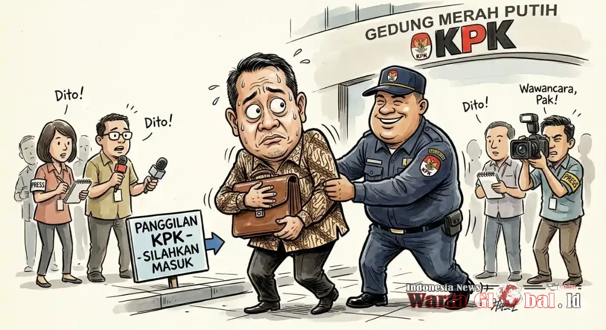 "Sorotan Kamera dan Panggilan KPK untuk Dito Di Gedung Merah Putih "Sorotan Kamera dan Panggilan KPK untuk Dito Di Gedung Merah Putih
