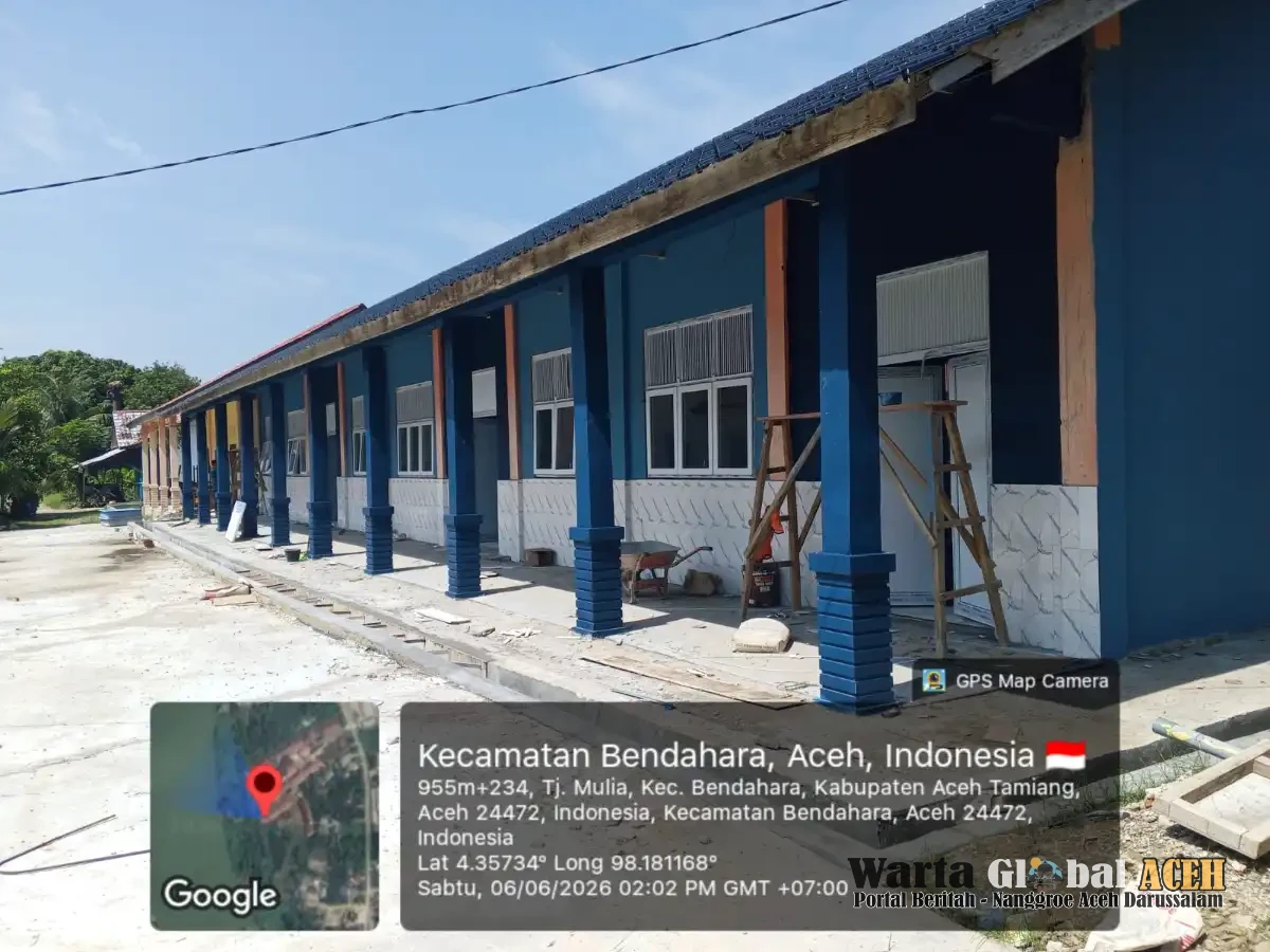 Proyek Revitalisasi Sekolah SMK Negri 1 Bendahara Di Sorot,