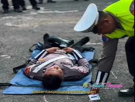 Satlantas Polres Pekalongan Gelar Pelatihan Tingkatkan Kompetensi Personel Penanganan TKP Kecelakaan Lalu Lintas