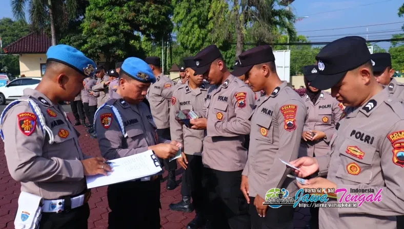 Bidpropam Polda Jateng Gelar Gaktibplin dan Tes Urine di Polres Pekalongan, Temukan Sejumlah Pelanggaran Administrasi