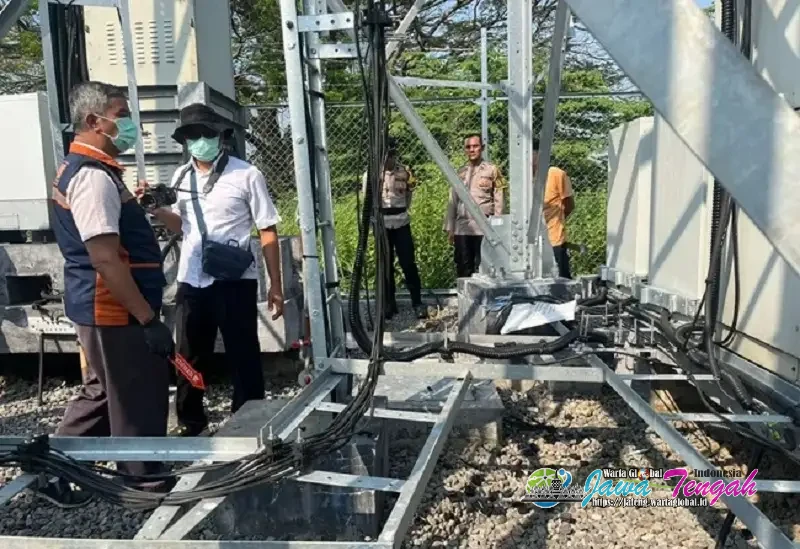 Polres Sragen Respon Cepat Aksi Pencurian Kabel Telekomunikasi di Tower BTS Karangmalang