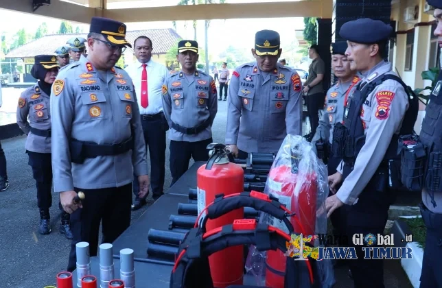 Polres Pekalongan Gelar Apel Siaga, Ratusan Personel dan Peralatan Disiapkan Antisipasi Kontinjensi