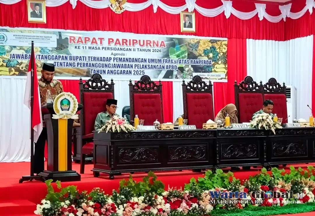 Dinilai Melenceng dari Dokumen dan Regulasi, Penjelasan Bupati Bassam Soal IKFD Disorot dalam Paripurna DPRD Hal-Sel