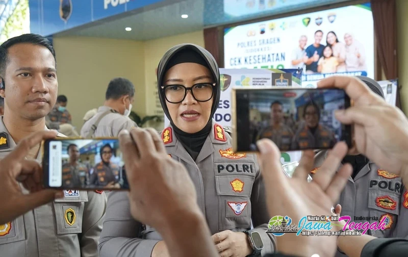 Kapolres Sragen Pimpin Cek Kesehatan Gratis 208 Bhabinkamtibmas, Dibentuk Jadi Satgas Tracer TB Paru