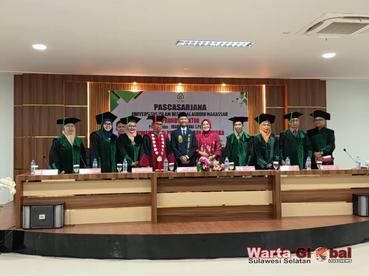 Putra Asli Massenrempulu Raih Gelar Doktor di UIN Alauddin Makassar, Angkat Inovasi Pembelajaran Fisika Berbasis Digital dan Kearifan Lokal