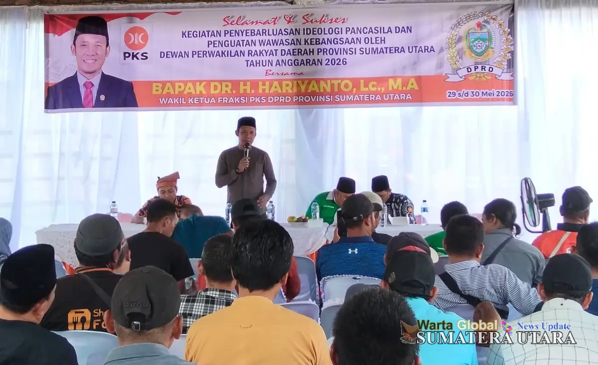 Anggota DPRD Sumut Dr.H.Hariyanto LC.MA Gelar Wasbang Bersama Masyarakat Adat, Buruh dan Ojol