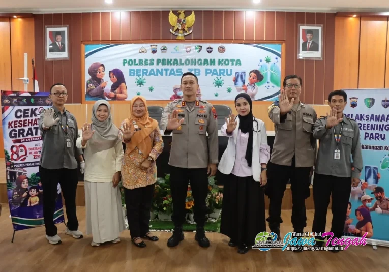 Polres Pekalongan Kota dan Dinkes Bersinergi, Siapkan Bhabinkamtibmas Jadi Tracer TBC