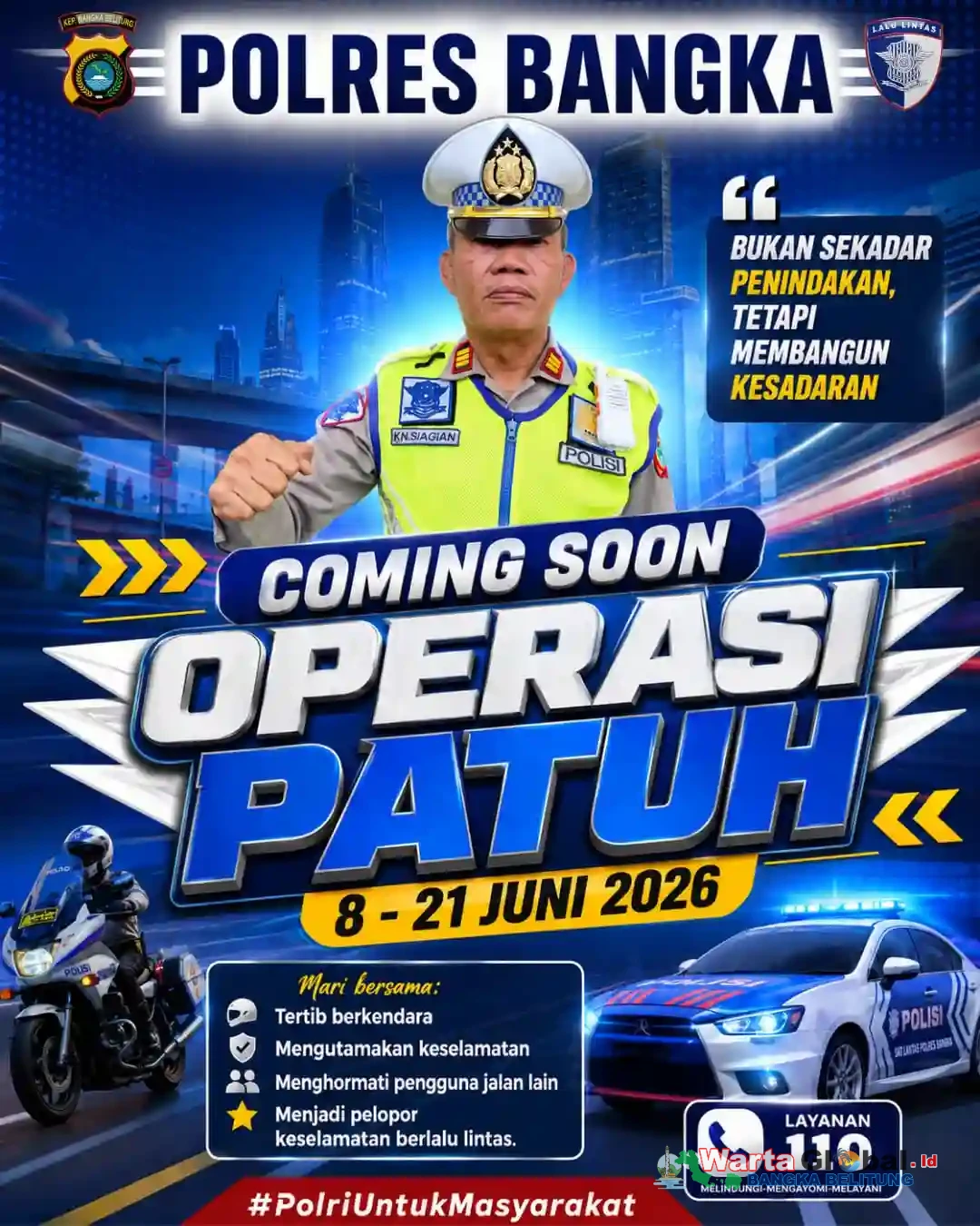 Operasi Patuh 2026 Segera Digelar
