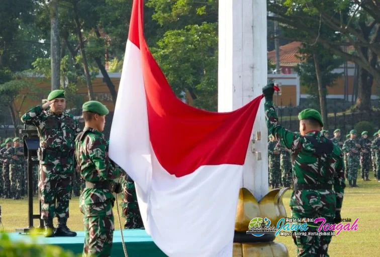 Kasdam IV/Diponegoro Pimpin Upacara Bendera, Tekankan Profesionalisme dan Kewaspadaan Hadapi Ancaman Nonmiliter
