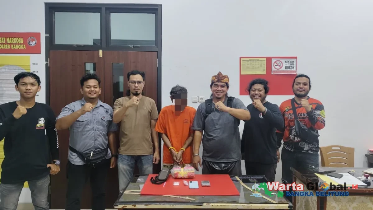 Sat Resnarkoba Polres Bangka Ungkap Kasus Narkotika, Amankan 9,44 Gram Sabu