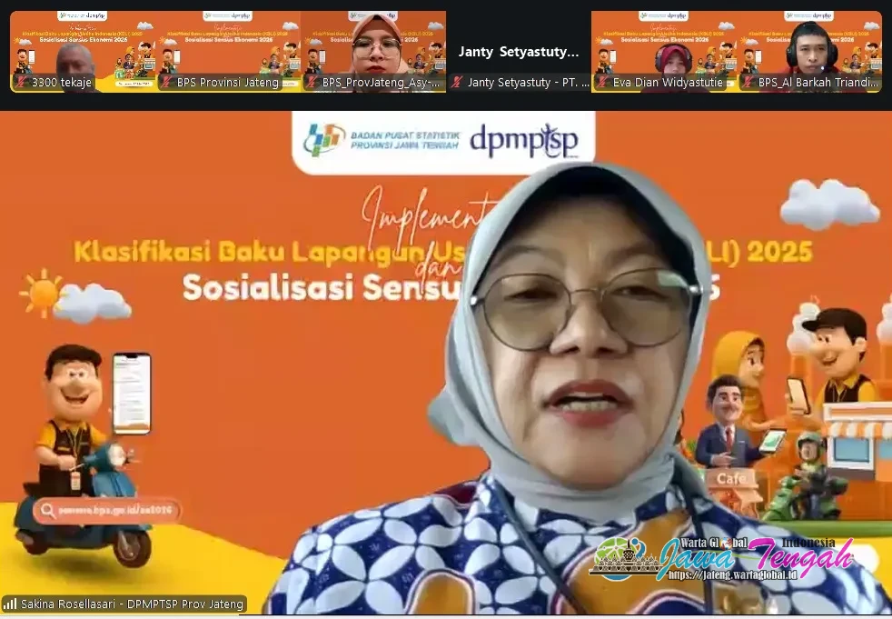 Pemprov Jateng Satukan Dunia Usaha dan Sukseskan KBLI 2025 serta Sensus Ekonomi 2026