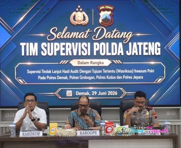 Polda Jateng Perkuat Profesionalisme Personel Lewat Supervisi Penggunaan Senpi di Polres Demak