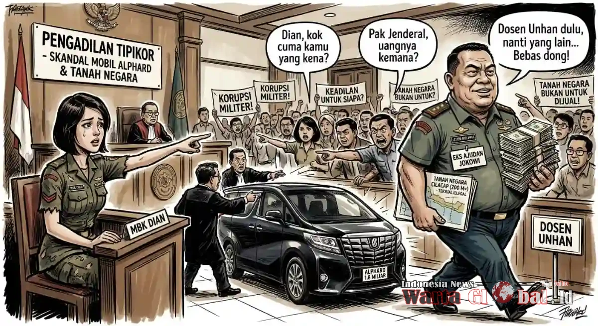 HUKUM TEBANG PILIH:
Di Balik Kode ‘LC Pak Widi’, Mantan Kowad Jadi Tumbal, Sang Jenderal Eks Ajudan Jokowi Tetap Nyaman di Ruang Ber-AC? HUKUM TEBANG PILIH:
Di Balik Kode ‘LC Pak Widi’, Mantan Kowad Jadi Tumbal, Sang Jenderal Eks Ajudan Jokowi Tetap Nyaman di Ruang Ber-AC?