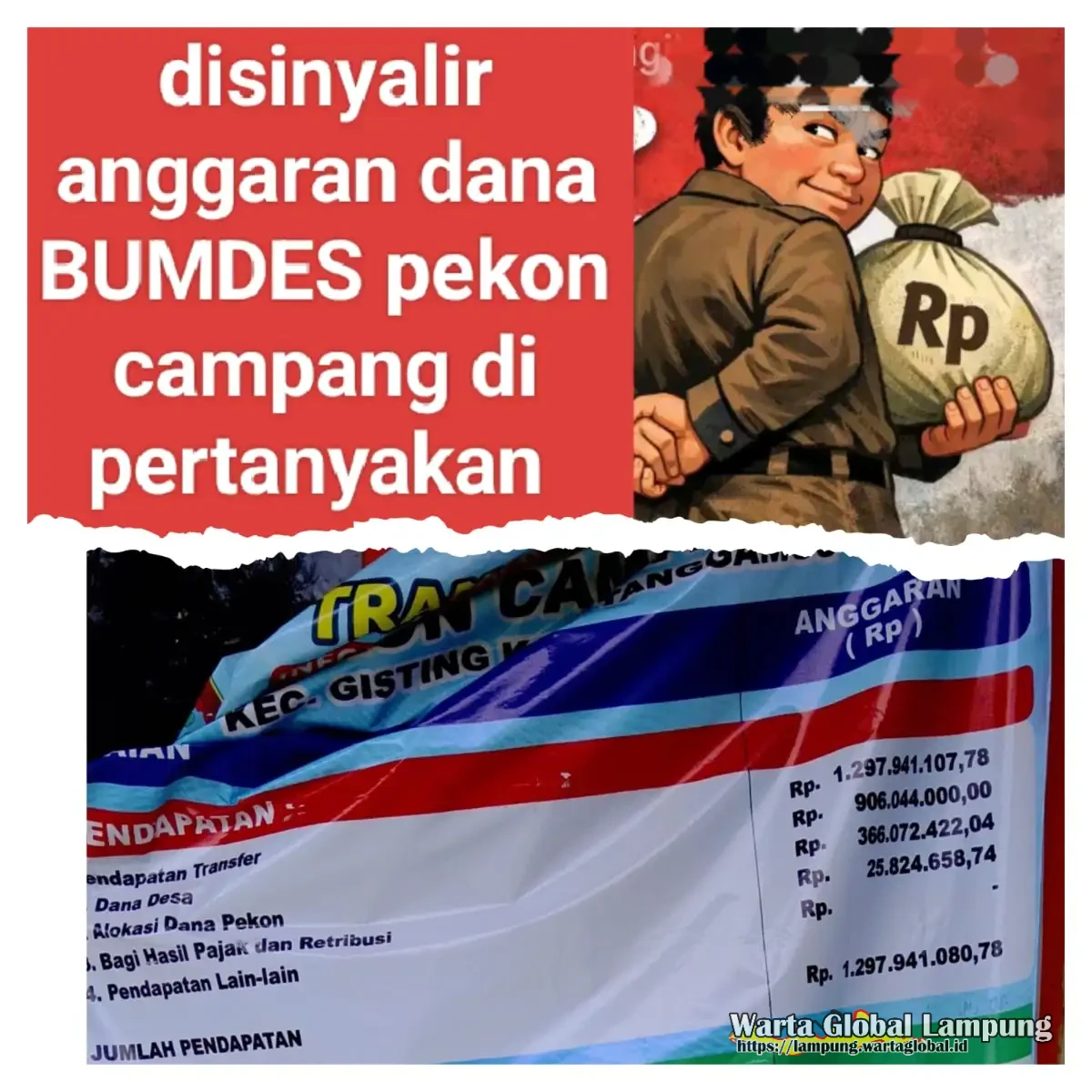 Pembentukan BUMDES pekon campang kecamatan Gisting di duga langgar prosedur.