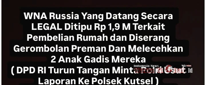 IMBAS KELUARGA WNA RUSIA DIGERUDUK PREMAN DI NUSA DUA:
ANAK SMP DILECEHKAN VERBAL