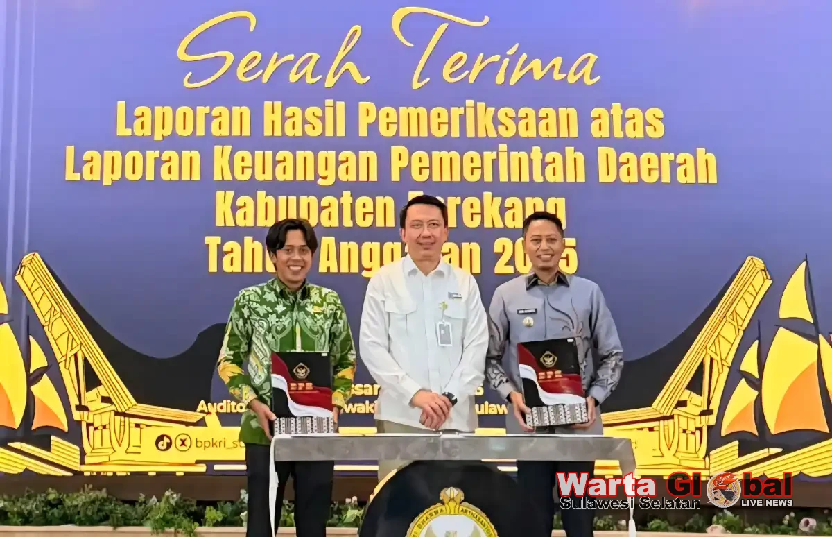 Prestasi Membanggakan! Pemkab Enrekang Raih Opini WTP atas LKPD Tahun 2025