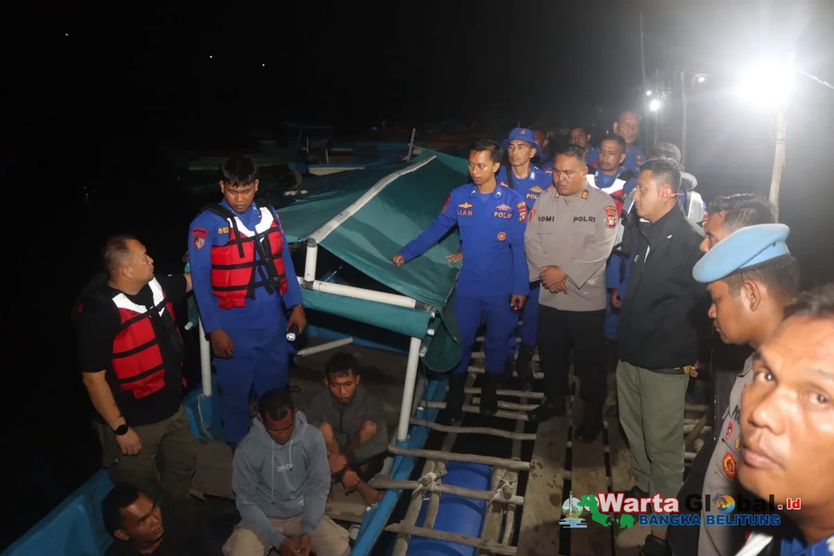 KOMITMEN BERKELANJUTAN, POLRES BANGKA TERUS TINDAK AKTIVITAS TAMBANG ILEGAL DI DAS JADE BAHRIN