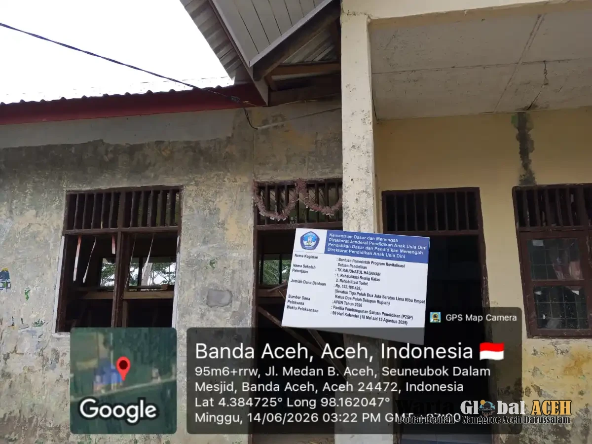Klarifikasi dan Hak Jawab Revitalisasi Sekolah Raudatul Hasanah,