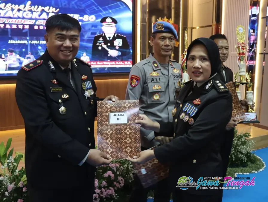 Polsek Banyumanik Juara 3 Lomba Kebersihan, Peringati Hari Bhayangkara ke-80