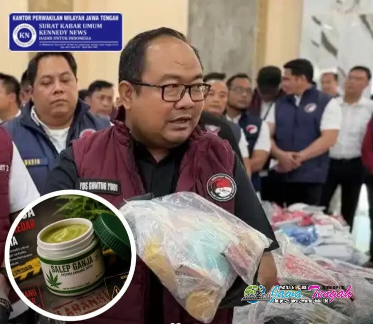Polda Jateng Bongkar Peredaran Salep Berbahan Ganja asal Thailand Senilai 700 Ribu