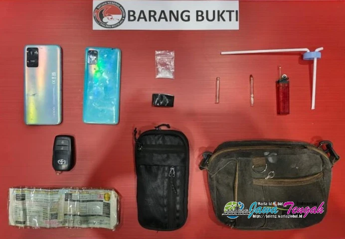 Polres Boyolali Tangkap Pengguna Narkoba, BB 1,10 Gram Sabu Disita