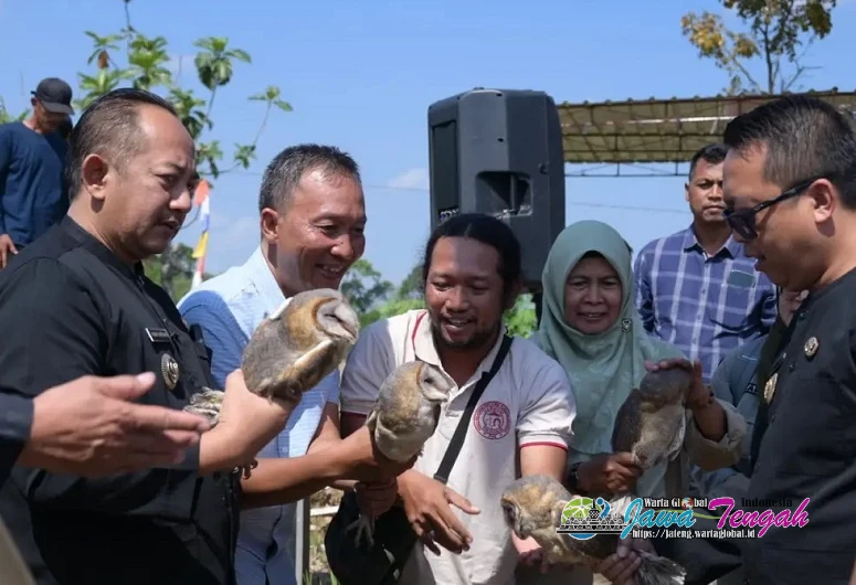 Bupati Karanganyar Bangun Rumah Burung Hantu, Solusi Alami Atasi Hama Tikus di Lahan Pertanian